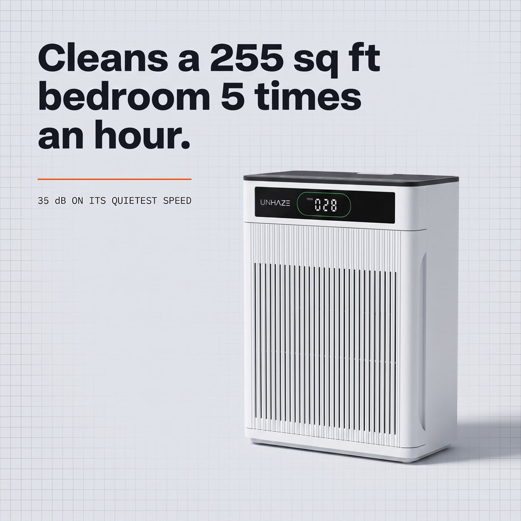 Unhaze S3 air purifier, studio view